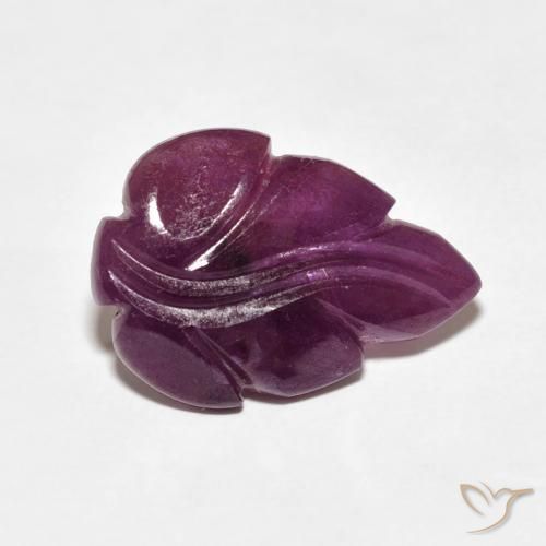 Rubí Púrpura rojizo natural de 6.46 ct, Elegante, Opaco