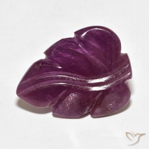 9.79ct Natural Medium Dark-Purple Rubí, Elegante, Opaco
