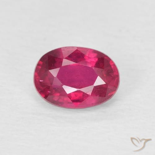 1.22ct Natural Rojo medio Rubí, Ovalada, VS