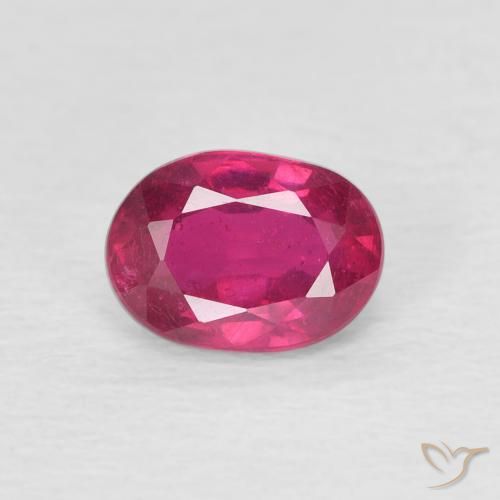 1.21ct Natural Rojo claro Rubí, Ovalada, VS