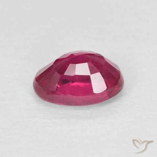 Rubí Rojo claro natural de 1.37 ct, Ovalada, VS