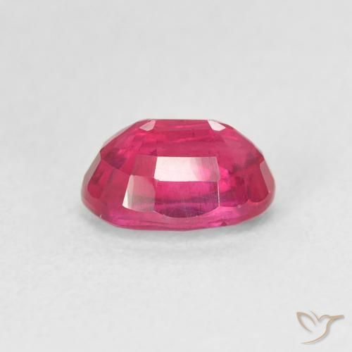 Rubí Rojo claro natural de 1.33 ct, Ovalada, VS