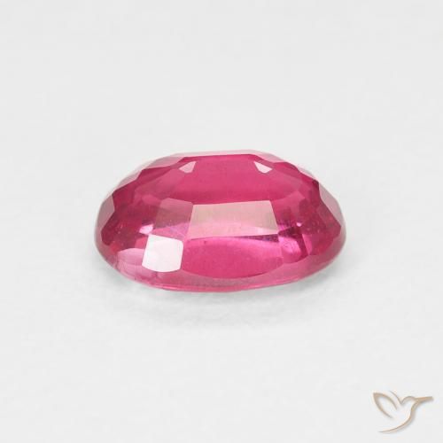 Rubí Rojo rosado natural de 1.18 ct, Ovalada, VS