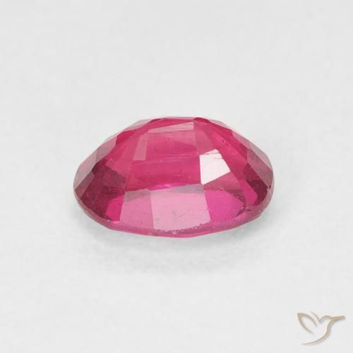 Rubí Rojo rosado natural de 1.31 ct, Ovalada, VS