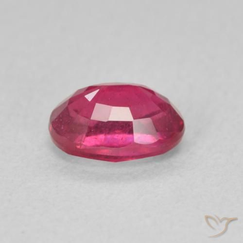 Rubí Rojo claro natural de 1.27 ct, Ovalada, VS