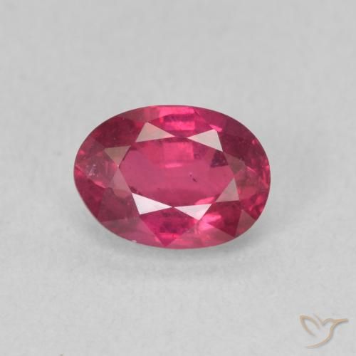 1.17ct Natural Rojo claro Rubí, Ovalada, VS