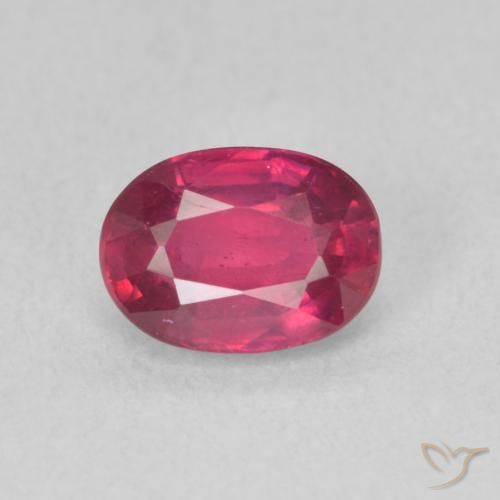 1.25ct Natural Rojo claro Rubí, Ovalada, VS