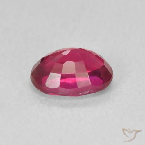 Rubí Rojo claro natural de 1.23 ct, Ovalada, VS
