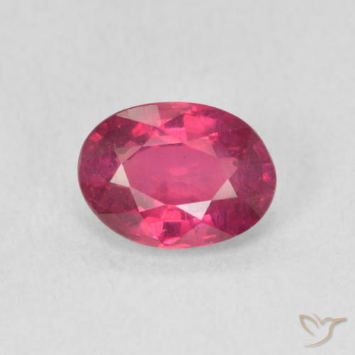 1.14ct Natural Rojo claro Rubí, Ovalada, VS