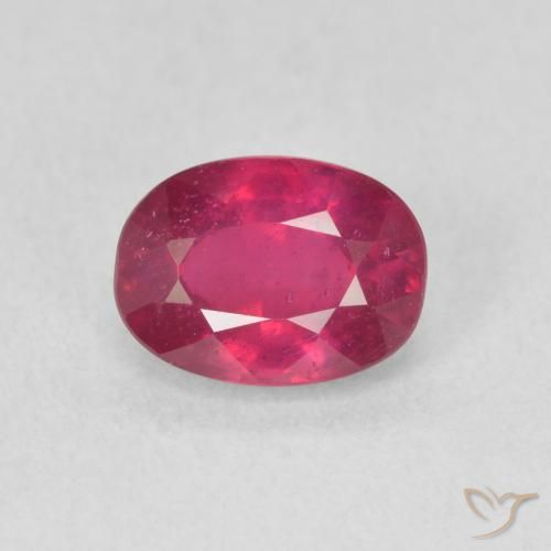 1.23ct Natural Rojo claro Rubí, Ovalada, VS