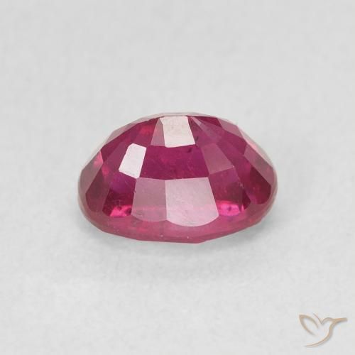 Rubí Rosado rojizo natural de 1.54 ct, Ovalada, VS
