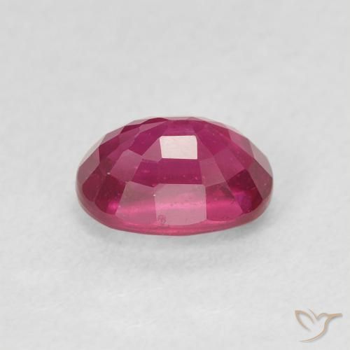 Rubí Rojo rosado natural de 1.46 ct, Ovalada, VS