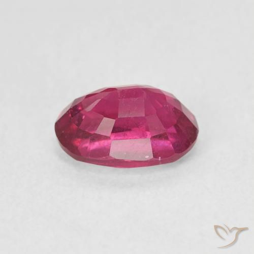Rubí Rojo rosado natural de 1.25 ct, Ovalada, VS