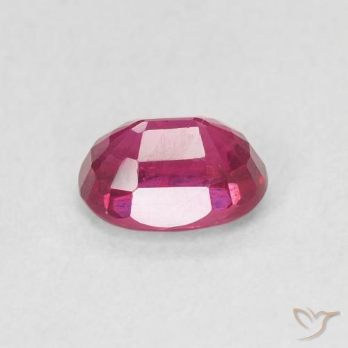 Rubí Rojo rosado natural de 1.17 ct, Ovalada, VS