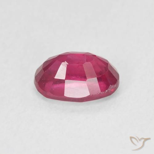 Rubí Rojo rosado natural de 1.21 ct, Ovalada, VS