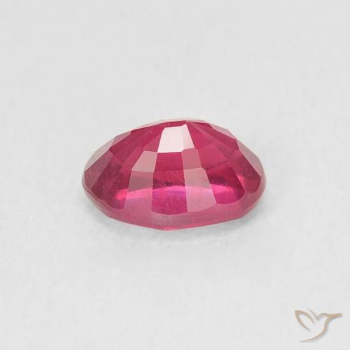 Rubí Rojo rosado natural de 1.15 ct, Ovalada, VS