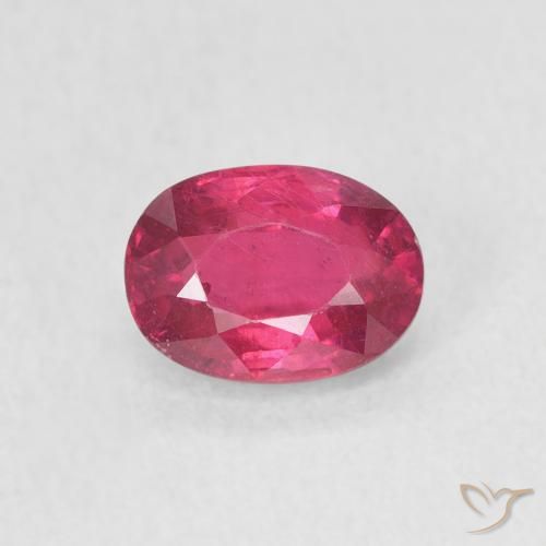 1.26ct Natural Rojo rosado Rubí, Ovalada, VS