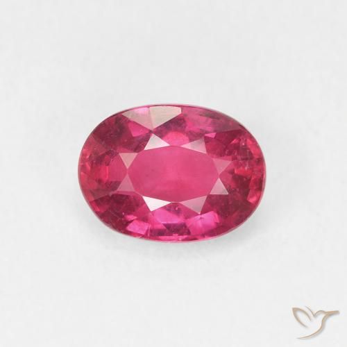1.23ct Natural Rojo claro Rubí, Ovalada, VS
