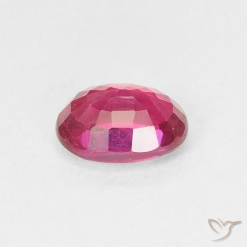 Rubí Rojo claro natural de 1.23 ct, Ovalada, VS