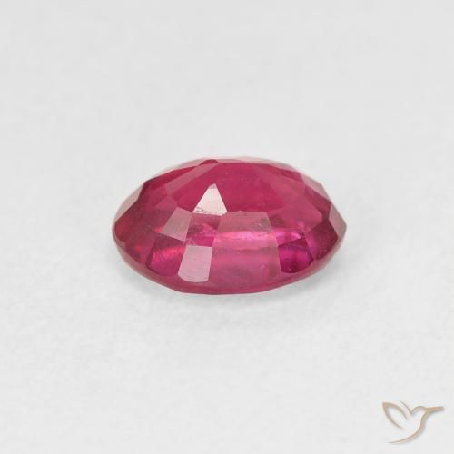 Rubí Rojo claro natural de 1.14 ct, Ovalada, VS