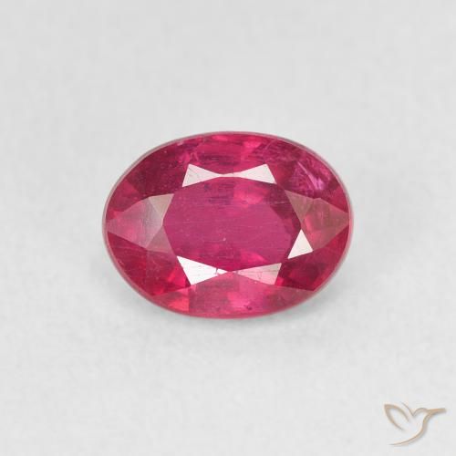 1.17ct Natural Rojo claro Rubí, Ovalada, VS