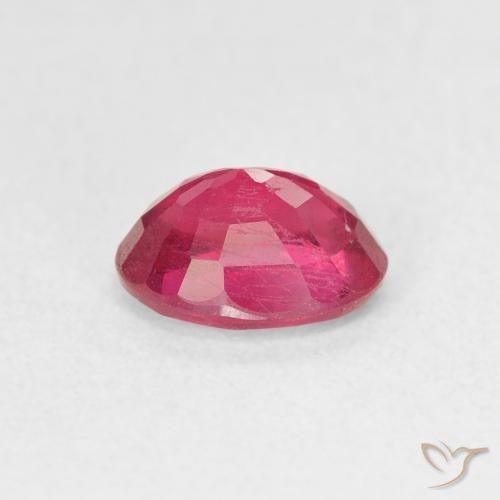 Rubí Rojo claro natural de 1.17 ct, Ovalada, VS