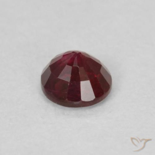 Rubí Rojo vino natural de 0.30 ct, Redondo, SI