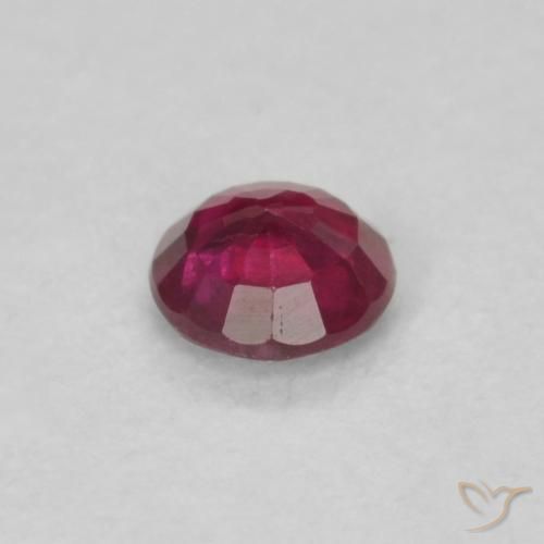Rubí Rojo vino natural de 0.17 ct, Redondo, VS