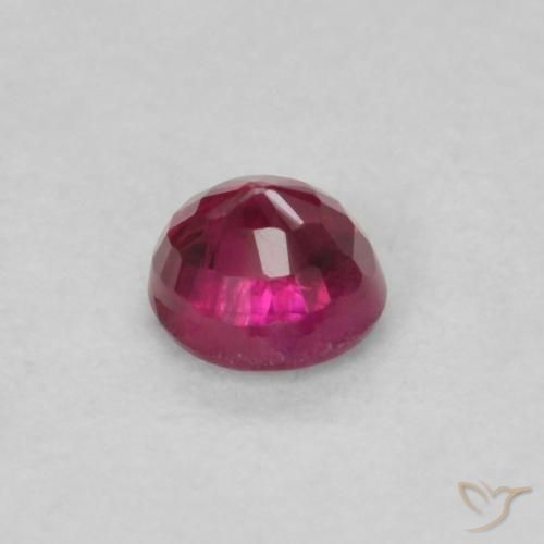 Rubí Rojo mermelada natural de 0.23 ct, Redondo, VS
