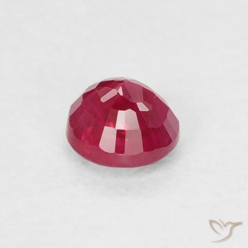 Rubí Rojo mermelada natural de 0.29 ct, Redondo, SI-I1