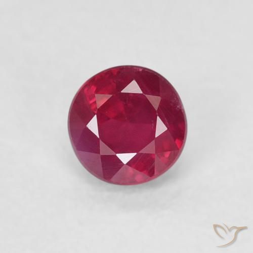 0.32ct Natural Rosado rojizo intenso Rubí, Redondo, SI-I1