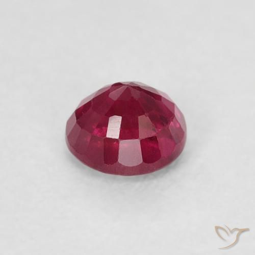 Rubí Rojo vino natural de 0.33 ct, Redondo, SI-I1