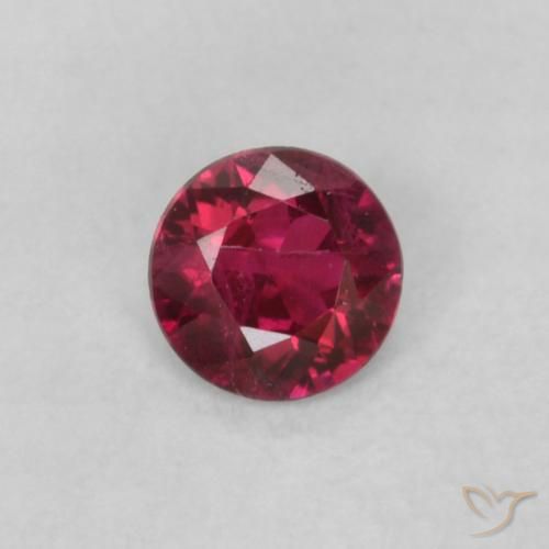 0.17ct Natural Rojo medio Rubí, Redondo, VS-SI