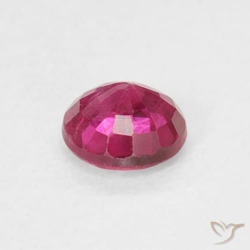 Rubí Rojo rosado natural de 0.27 ct, Redondo, SI-I1