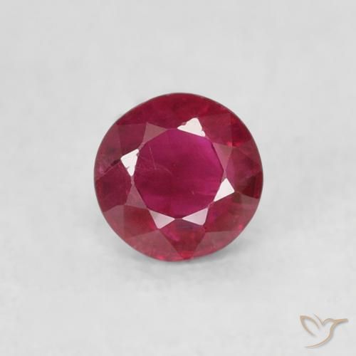 0.29ct Natural Rojo mermelada Rubí, Redondo, SI-I1