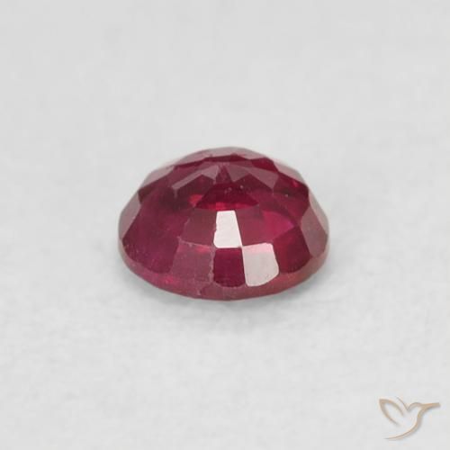 Rubí Rojo mermelada natural de 0.29 ct, Redondo, SI-I1