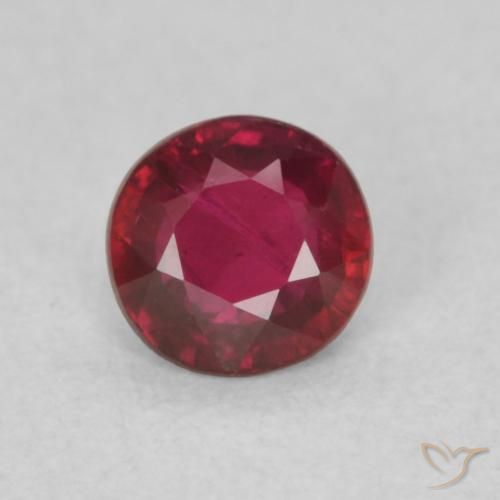 0.28ct Natural Rojo medio Rubí, Redondo, SI