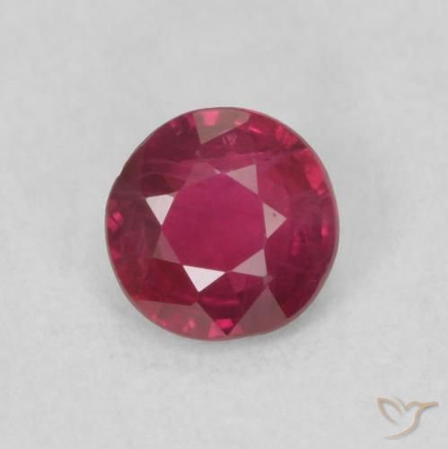 0.29ct Natural Rojo sangre Rubí, Redondo, SI