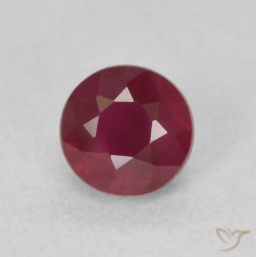0.40ct Natural Rojo medio Rubí, Redondo, SI