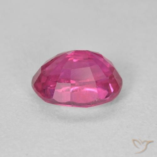 Rubí Rojo rosado natural de 1.28 ct, Ovalada, VS