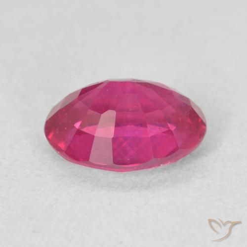 Rubí Rojo rosado natural de 1.62 ct, Ovalada, VS