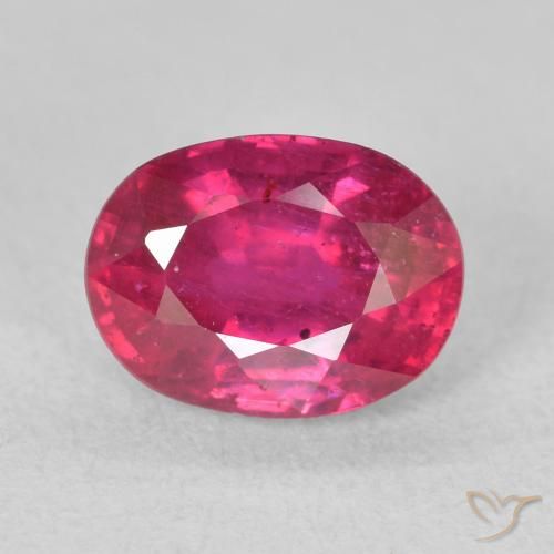 2.11ct Natural Rojo claro Rubí, Ovalada, VS