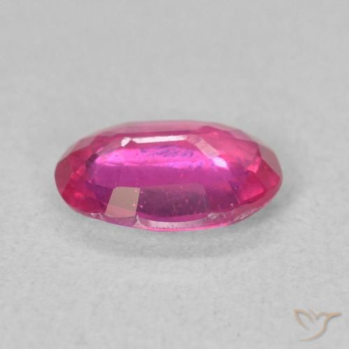 Rubí Medium Dark-Pink natural de 1.16 ct, Ovalada, VS