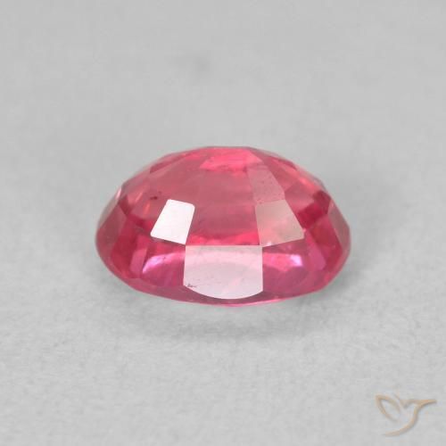 Rubí Rosado intenso natural de 1.27 ct, Ovalada, VS