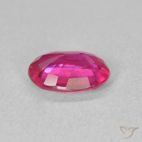 Rubí Medium Dark-Pink natural de 1.43 ct, Ovalada, VS