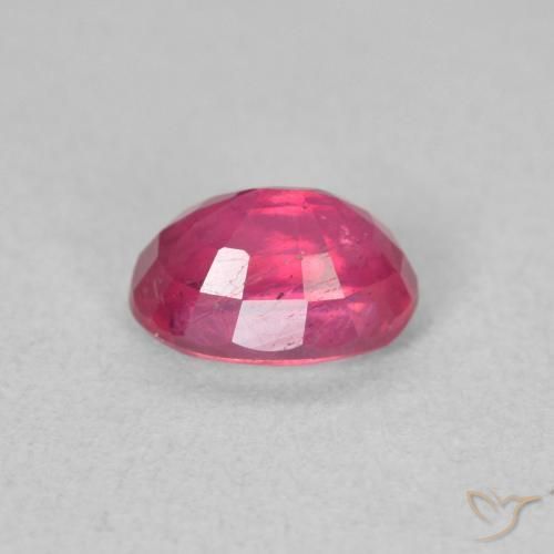 Rubí Medium Dark-Pink natural de 1.34 ct, Ovalada, VS