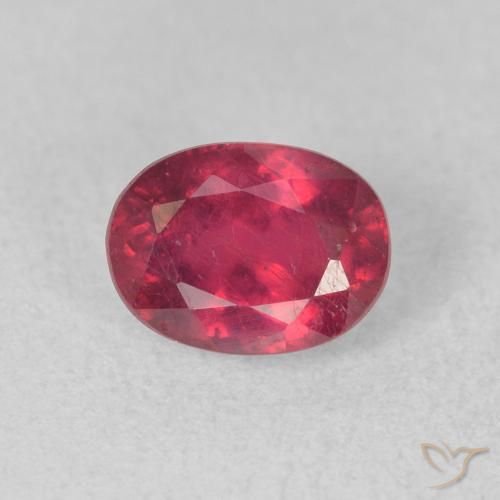 1.20ct Natural Rosado rojizo intenso Rubí, Ovalada, VS