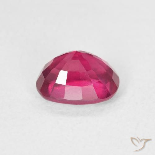 Rubí Rojo claro natural de 1.29 ct, Ovalada, VS