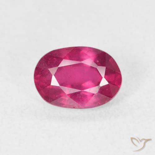 1.29ct Natural Rojo claro Rubí, Ovalada, VS