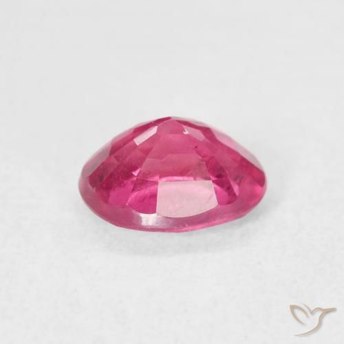 Rubí Rosado intenso natural de 1.20 ct, Ovalada, VS